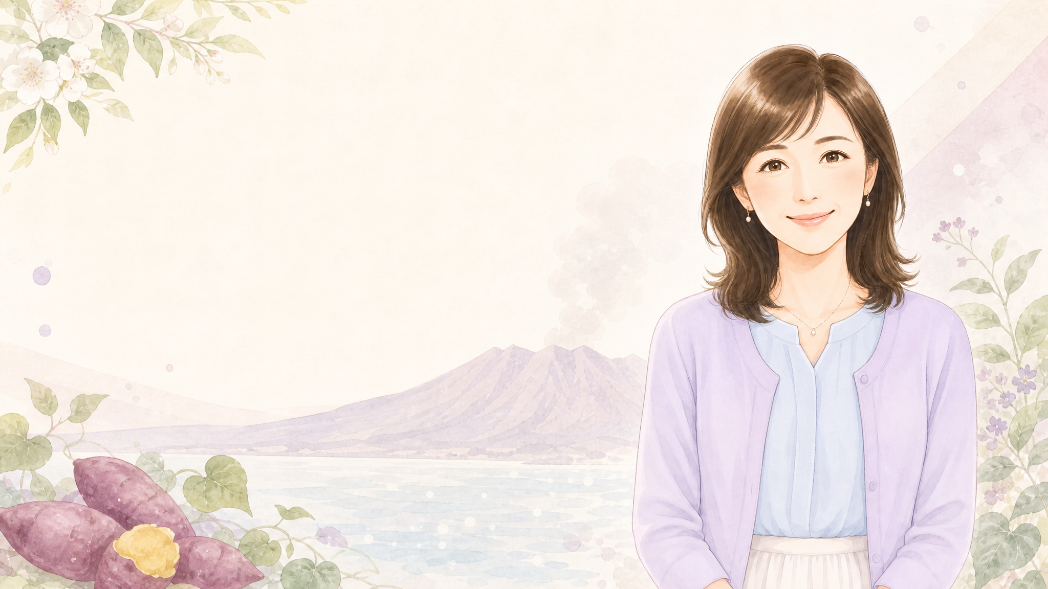 鹿児島県の地域イラスト