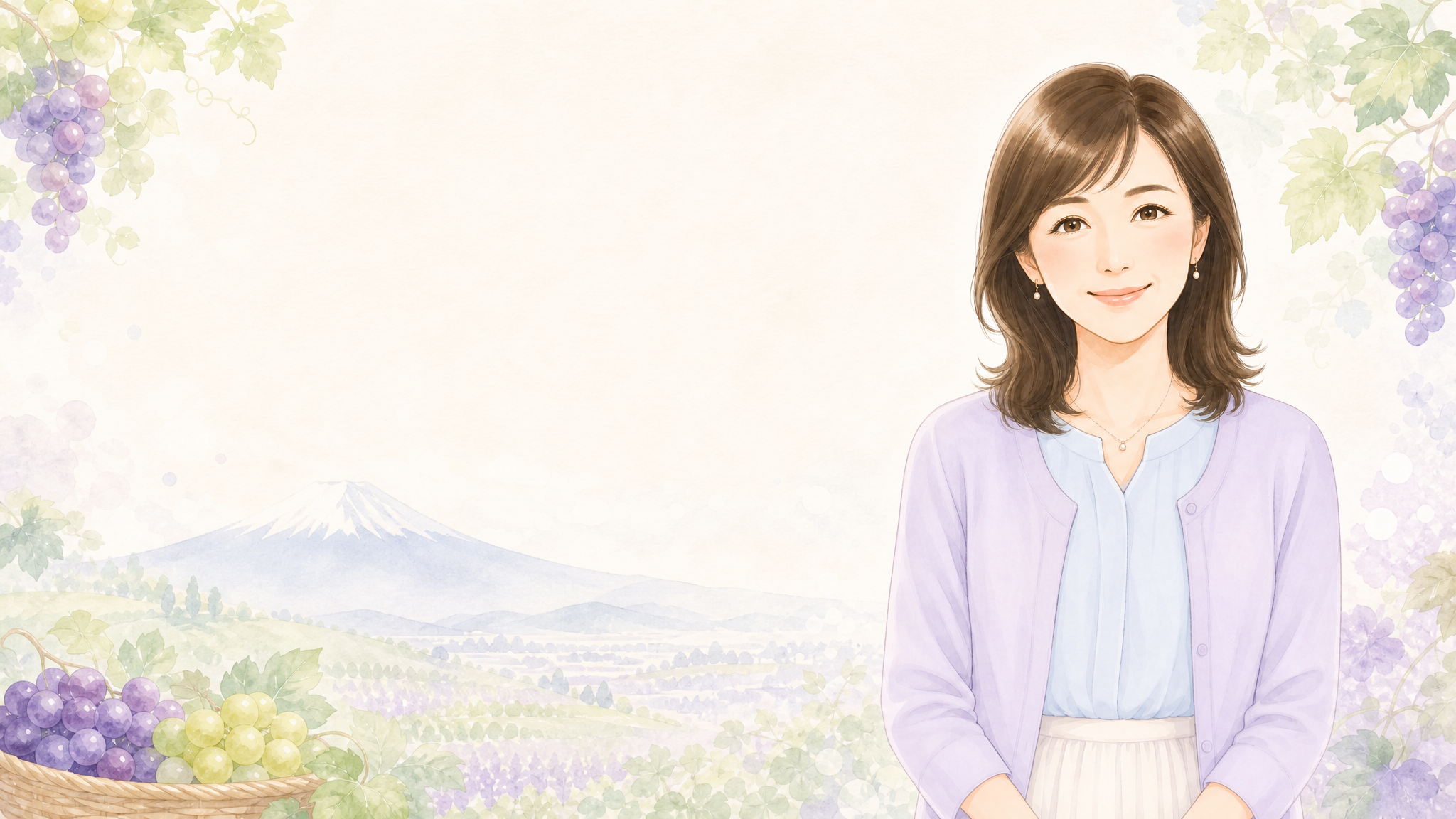 山梨県の地域イラスト